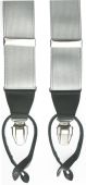 S-211-10 Bavarian-Suspenders shiny silver